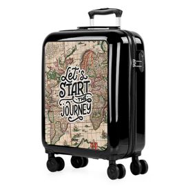 Valise Cabine 55X40x20, Valise Cabine, Valise À Roulettes, Valise Roulette, Valise Rigide, Résistant, Légère