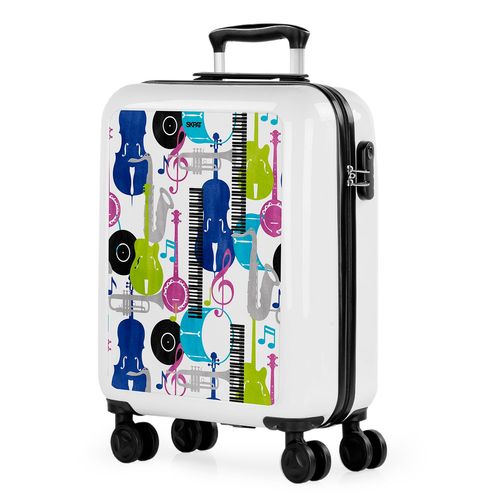 Valise Cabine 55X40x20, Valise Cabine, Valise À Roulettes, Valise Roulette, Valise Rigide, Résistant, Légère