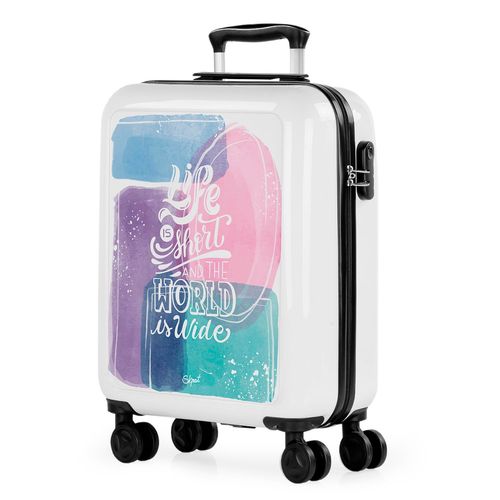 Valise Cabine 55X40x20, Valise Cabine, Valise À Roulettes, Valise Roulette, Valise Rigide, Résistant, Légère