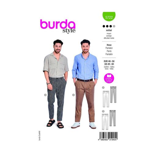 Patron Burda 5722 - Pantalon