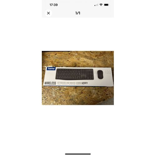 Clavier et souris sans fil HAMA