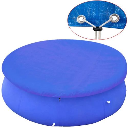Couvertures de piscines rondes hors sol de 300 cm 2 pcs