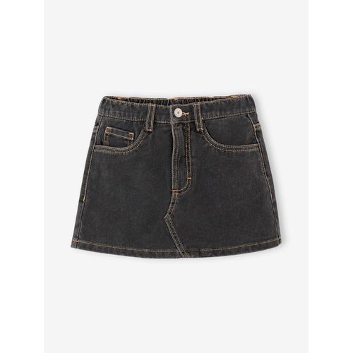 Jupe Short En Jean Fille Anthracite