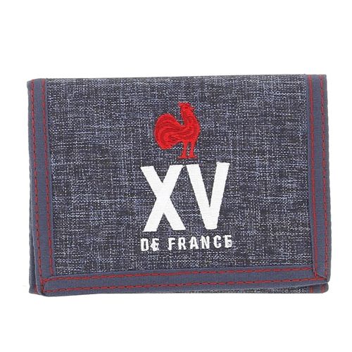 Portefeuille Ffr Porte feuille 3 volets polyester recycle Gris chiné