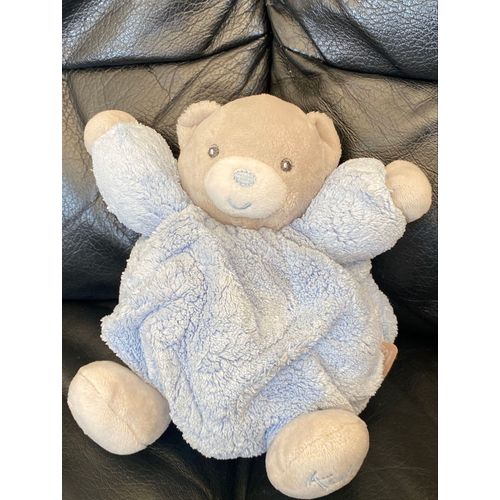 Doudou Ours Kaloo Plume Bleu Clair Mod 17cm