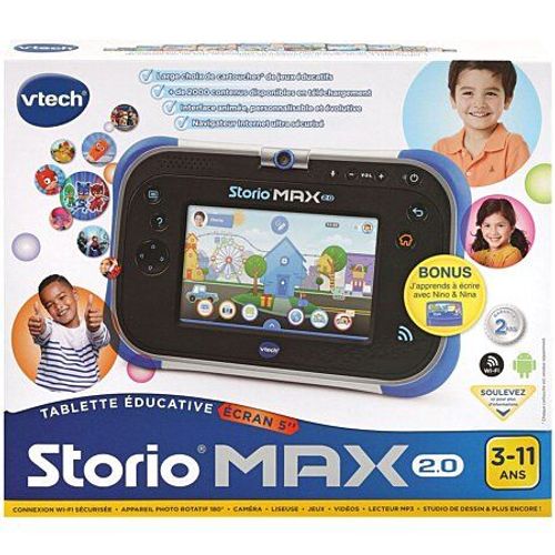 Bundle Storio Max 2.0 Bleue + Jeu "J'apprends À Écrire Avec Nino Et Nina"