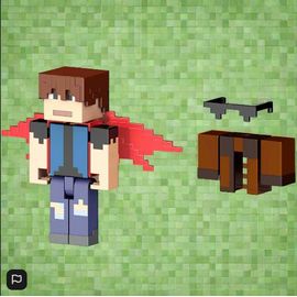 Minecraft Creator Series Mini Figure Ripped Jeans