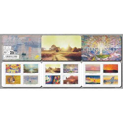 Timbres "Grand Soleil" Autocollants