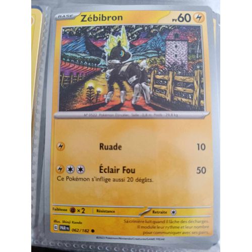 Commune - Pokemon - Faille Paradoxe - Zébibron 62/182