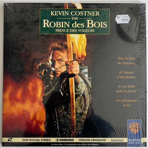 Laserdisc Robin Des Bois Prince Des Voleurs 1991 Vf