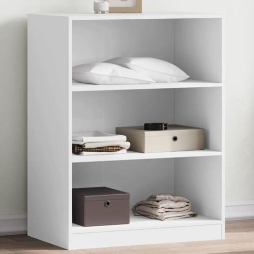 Garde-Robe Blanc 77x48x102 Cm Bois D'ingénierie