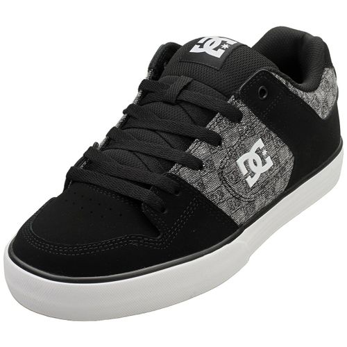Dc Shoes Pure Noir Gris Baskets Skate