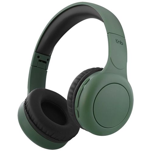 T'nB TONALITY - Écouteurs avec micro - sur-oreille - Bluetooth - sans fil, filaire - jack 3,5mm - vert sauge, cassis