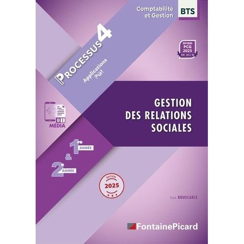 Gestion Des Relations Sociales Bts Comptabilité Et Gestion 1re & 2e Années - Processus 4