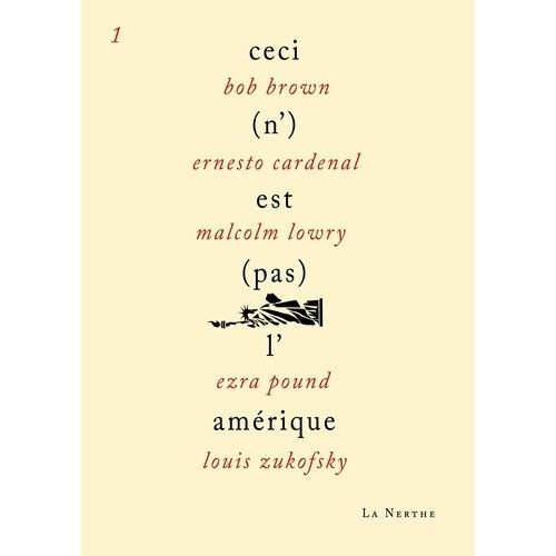 Ceci (N')Est (Pas) L'amérique