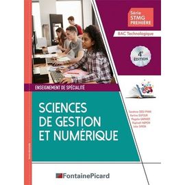 Sciences De Gestion Et Numérique Première Stmg