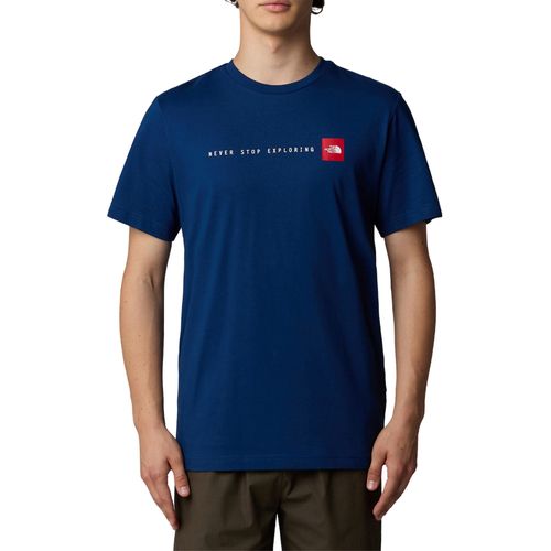 T-Shirt Never Stop Exploring Bleu - Nf0a87nsd1r - Xs
