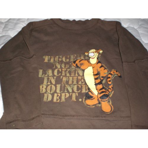 Tee-Shirt Manches Longues Disney Tigrou 6 Ans