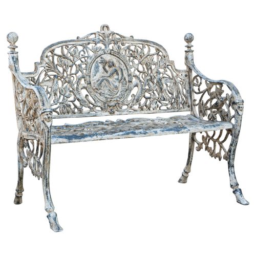 Banc En Fonte Liberty Avec Finition Antique