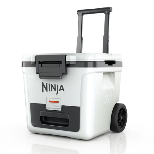 Ninja Frostvault Fb230euwh 28 L Glacière Roulante Avec Zone Sèche, Blanc Nuage