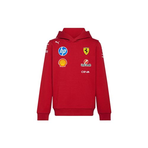 Sweat À Capuche Scuderia Ferrari F1 Pour Enfant - Cerise Foncée