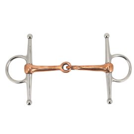 Mors A Joues Pleines Pour Cheval, Mors A Anneaux En Acier Inoxydable Pour Accessoires De Cheval D'exterieur 125 Mm