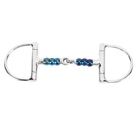 Mors De Cheval En Acier Inoxydable 125 Mm Anti-Morsure Avec Anneau En D Pour Ferme Equestre