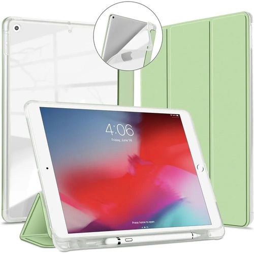 Coque Pour Ipad Air 3 10,5 Pouces / Ipad Pro 10,5 Pouces - Protection Antichoc Coins Renforcés Vert Avec Porte-Stylet - E.F.Connection