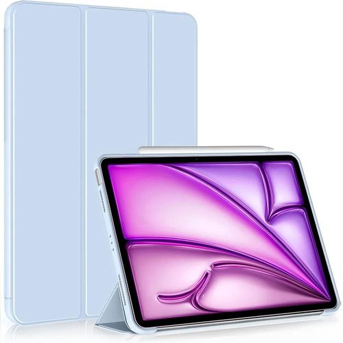 Coque Pour Ipad Air 11 Pouces (2024/2025) / Ipad Air 4/5 10,9 Pouces, Protection Anti-Rayures Veille-Réveil - Bleu - E.F.Connection