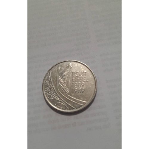 Piece De 5 Francs Argent Tour Effel 1989