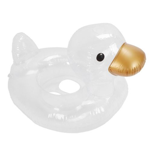 Anneaux De Natation Transparents En Forme De Canard, Anneaux Flottants Gonflables Epais Et Surs Pour Piscine Pour Bebe Pour Activites Aquatiques