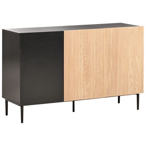 Buffet À 3 Portes Noir Et Marron Blythe