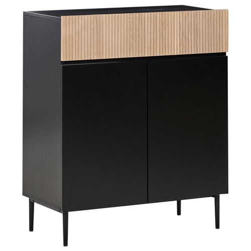 Buffet À 2 Portes Noir Et Marron Blythe