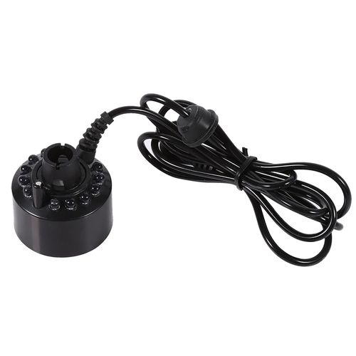 Humidificateur a changement de couleur 24 V, brumisateur a ultrasons, atomiseur pour etang, humidificateurs d'air, 12 LED