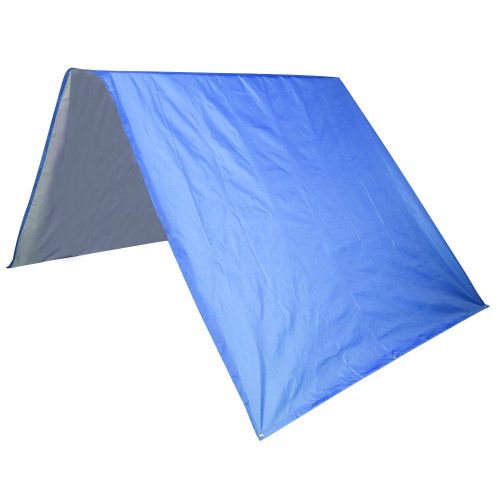 Auvent Pare-Soleil En Taffetas De Polyester 190t Pour Jardin Exterieur, Cour, Patio, 132 X 226 Cm, Bleu