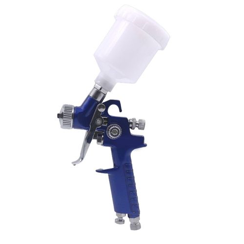Pistolet a peinture pneumatique Pot transparent Revetement de voiture Finition de meubles Pulverisateur de peinture a air