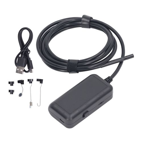 Camera endoscopique WiFi IP67 Camera d'inspection etanche Endoscope de flexion pour la maintenance 2 m / 6,56 pieds