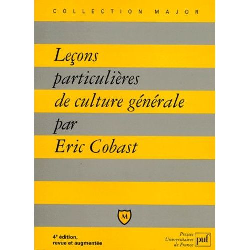 Leçons Particulières De Culture Générale