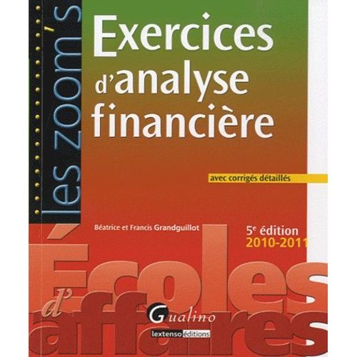 Exercices D'analyse Financière