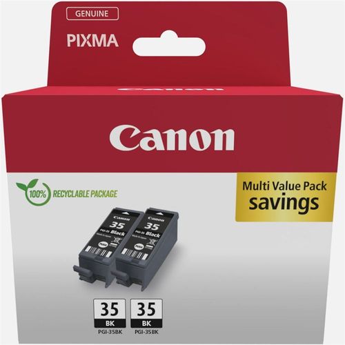 Pack de 2 cartouches d'encre Canon PGI-35 Noir