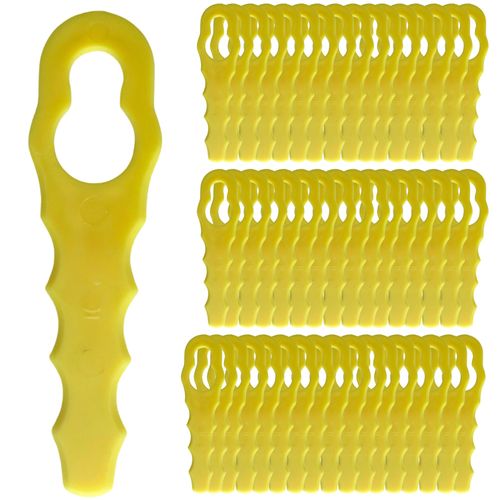 Lame de rechange RAC155 RAC157 RAC158 compatible pour Ryobi Coupe Bordure tête double Lames dentelées [Lot 50] Phonillico®