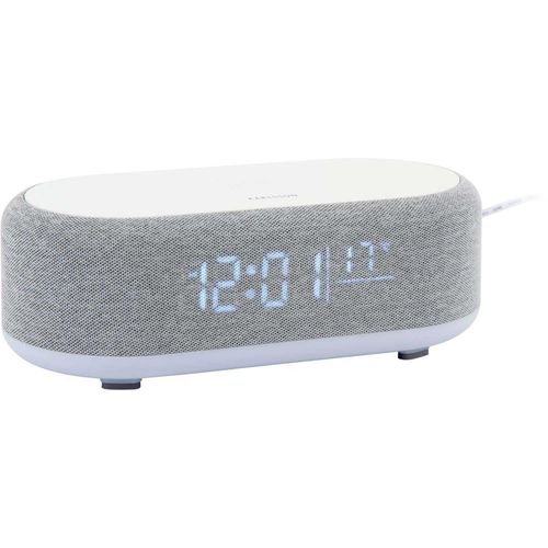 Reveil avec chargeur induction et enceinte Bluetooth Vogue