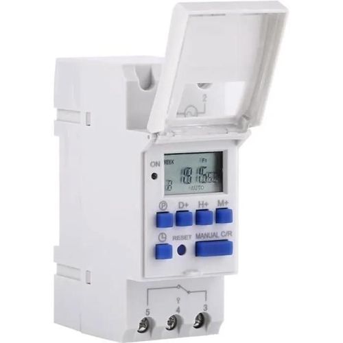 AC 220V Programmateur Hebdomadaire Journalier Montage Rail Tableau Électrique HB057