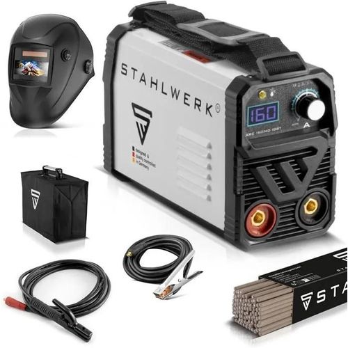 Kit Poste de Soudure - DC MMA | E-Hand | Lift-TIG Inverter avec 160 Ampères, Technologie IGBT & Single-Board