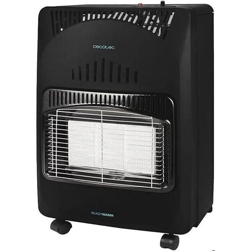 Chauffage d¿appoint au Gaz Pliable Ready Warm 4000.Pliable, Céramique,Bouteille de gaz 10 kg, 4 Roues Multidirectionnelles, 4200 W