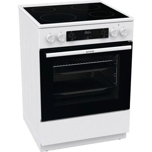 Cuisinière électrique sur pied avec plaque vitrocéramique, 60 cm, 71 litres, chauffage rapide, PerfectGrill