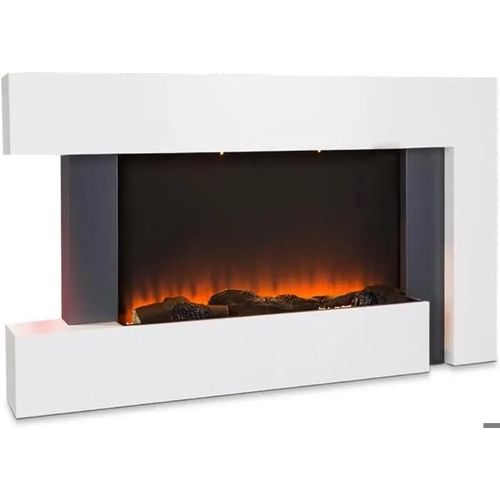 Cheminée Électrique - Klarstein - Murale 2000W - Effet Flamme LED - Télécommande - Programmable
