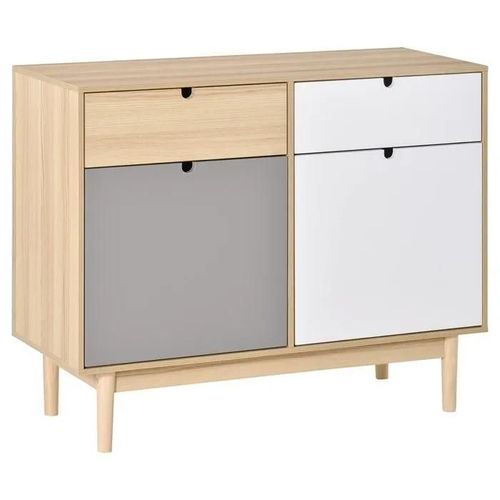 Buffet Design Scandinave Multiple Couleur Bois Placards+ Tiroirs Salle À Manger