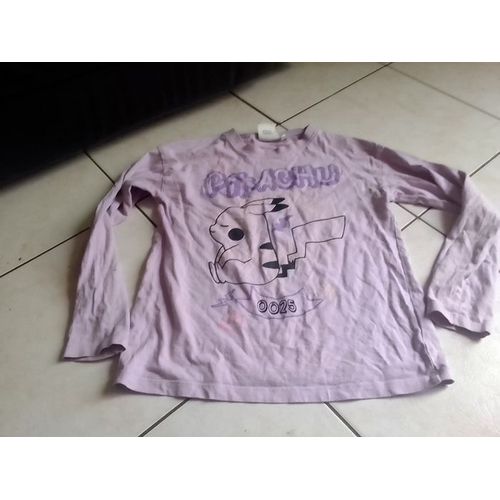 Tshirt Pikachu Pokemon Taille 10 Ans ..