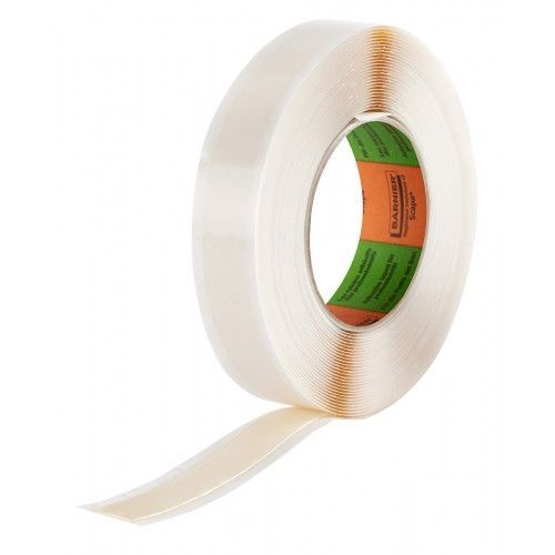 Colle en ruban double face 0485 pour plinthes et lambris 19mm x 10m BARNIER